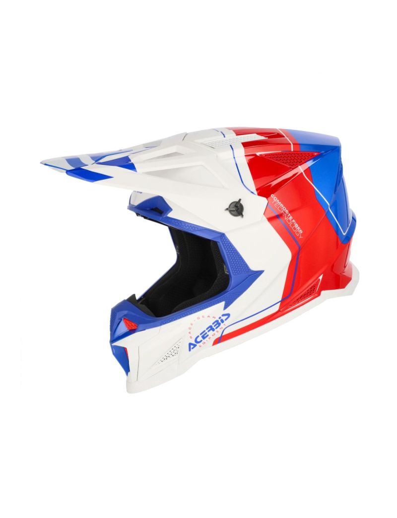 ACERBIS MX HELMET T711 FIBER 22-06 - WHITE