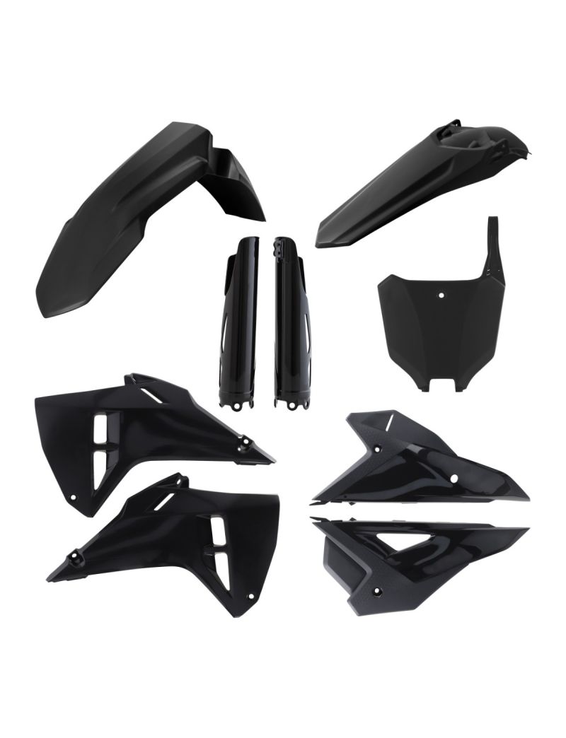 ACERBIS FULL PLASTIC KIT HONDA CRF 450R + CRF 250R 25/26 - BLACK