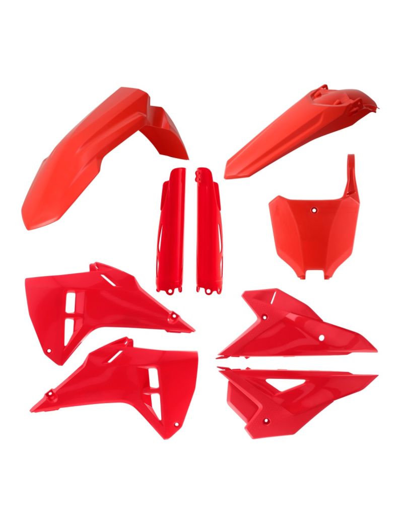 ACERBIS FULL PLASTIC KIT HONDA CRF 450R + CRF 250R 25/26 - RED