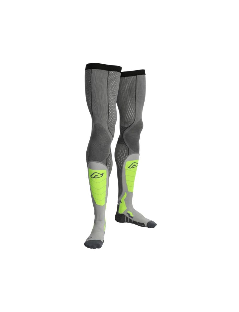 ACERBIS SOCKS X-LEG PRO VENTED - YELLOW/GREY