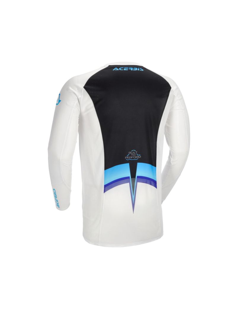 ACERBIS MX JERSEY MX TRACK 2.0 - WHITE/BLUE