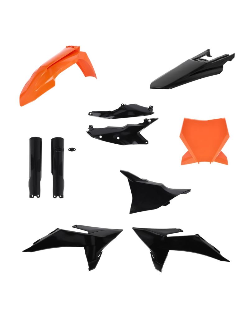 ACERBIS FULL PLASTIC KIT KTM SX/SX-F 25/26 - ORANGE/BLACK