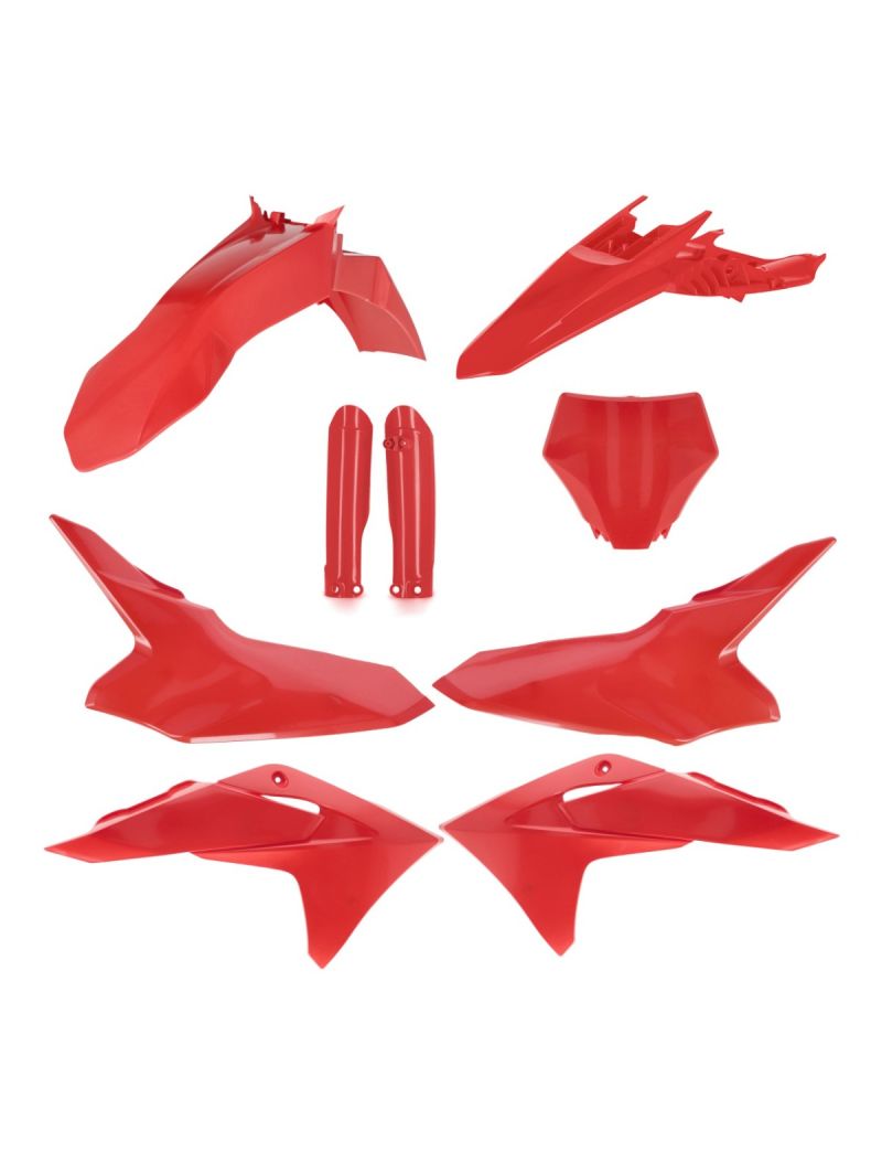 ACERBIS FULL PLASTIC KIT GASGAS MC 50 24/26 - RED