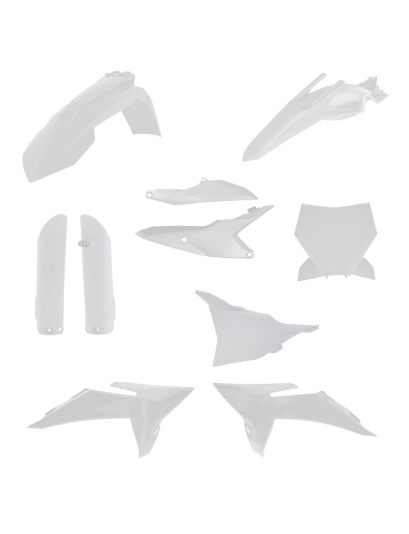ACERBIS FULL PLASTIC KIT KTM SX 85 25/26 - WHITE