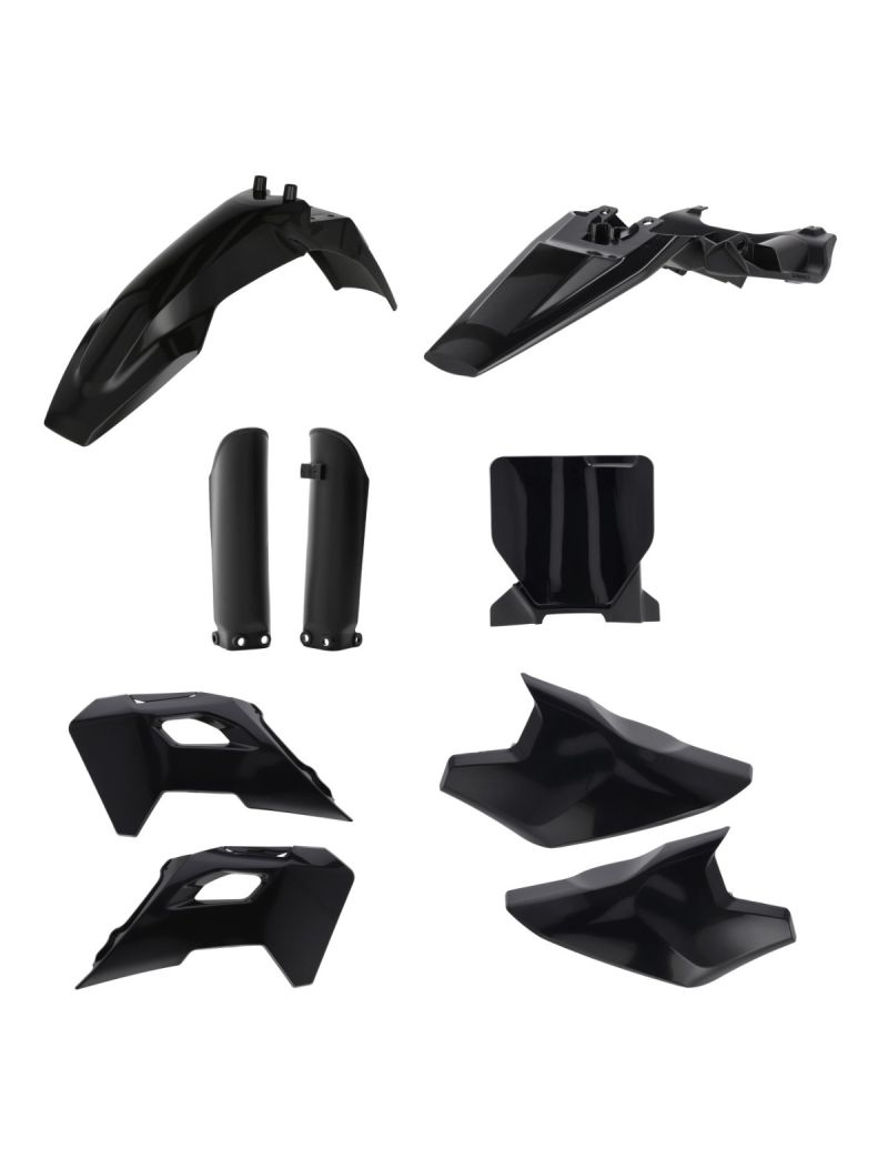 ACERBIS FULL PLASTIC KIT HUSQVARNA TC 50 24/26 - BLACK