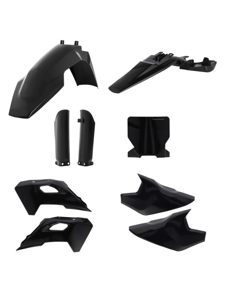 ACERBIS FULL PLASTIC KIT HUSQVARNA TC 65 24/26 - BLACK