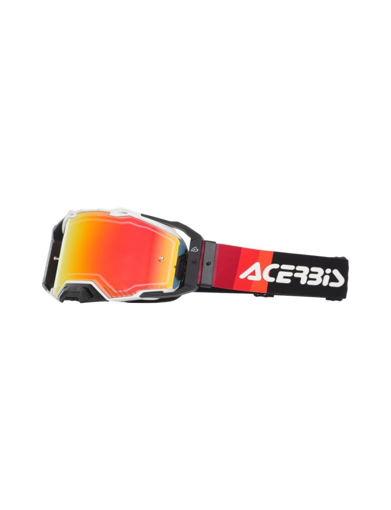 ACERBIS MX GOGGLE VULCAN MIRROR - WHITE/BLACK