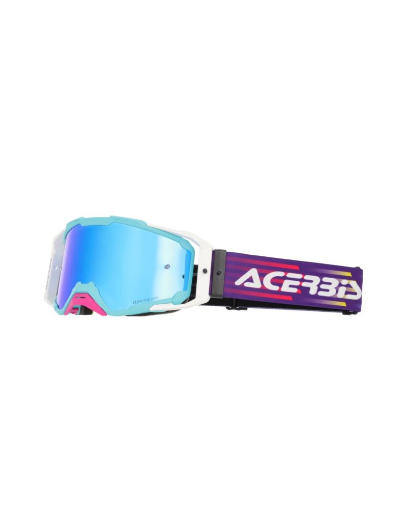 ACERBIS MX GOGGLE VITRION MIRROR - PURPLE/WHITE